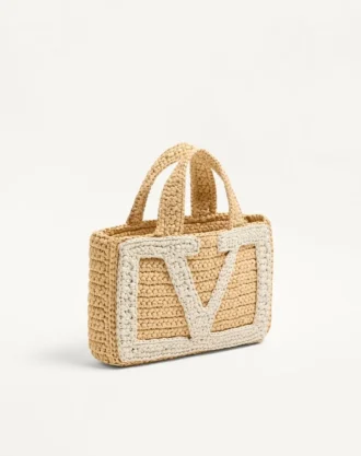 Bolso pequeño de rafia Valentino Garavani Viva Superstar