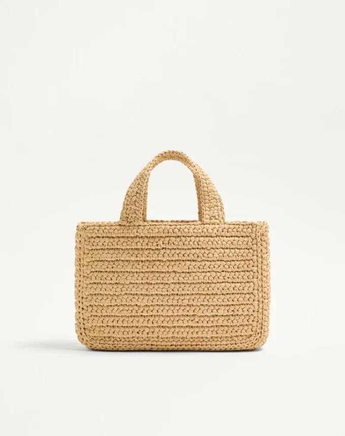 Bolso pequeño de rafia Valentino Garavani Viva Superstar Bolso pequeño de rafia Valentino Garavani Viva Superstar