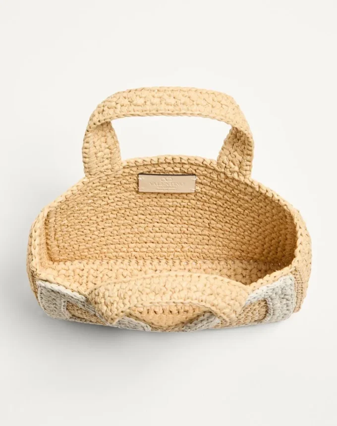 Bolso pequeño de rafia Valentino Garavani Viva Superstar Bolso pequeño de rafia Valentino Garavani Viva Superstar