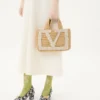 Bolso pequeño de rafia Valentino Garavani Viva Superstar Bolso pequeño de rafia Valentino Garavani Viva Superstar