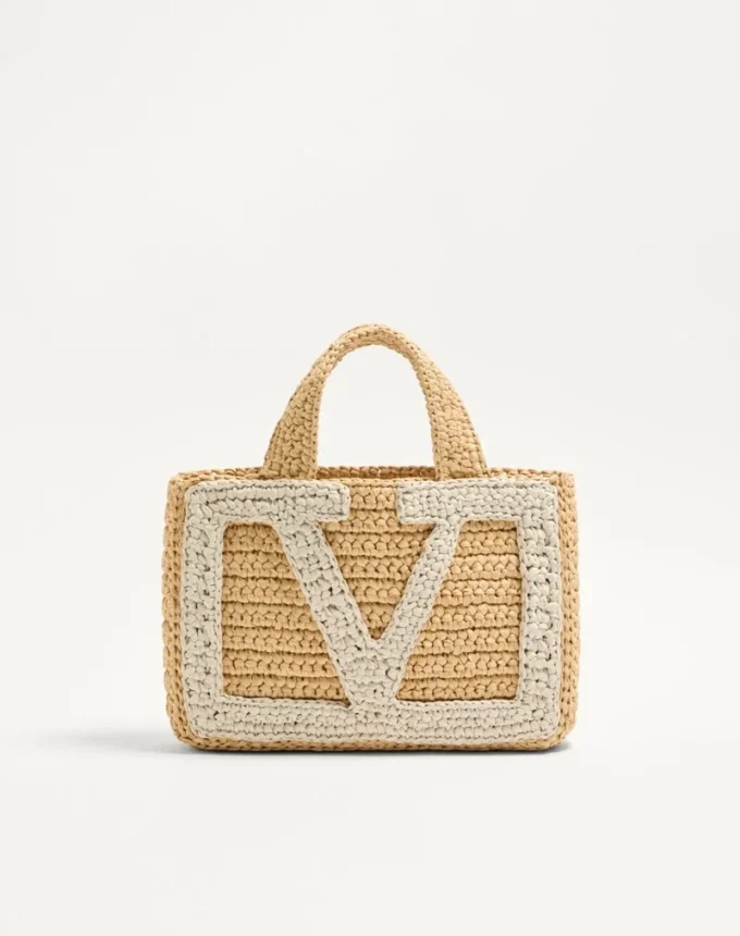 Bolso pequeño de rafia Valentino Garavani Viva Superstar Bolso pequeño de rafia Valentino Garavani Viva Superstar