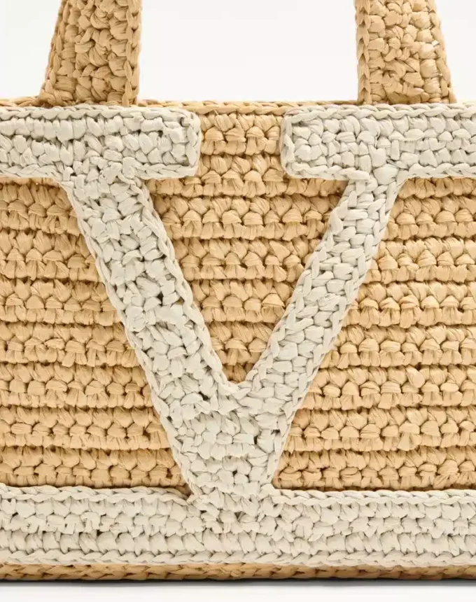 Bolso pequeño de rafia Valentino Garavani Viva Superstar Bolso pequeño de rafia Valentino Garavani Viva Superstar