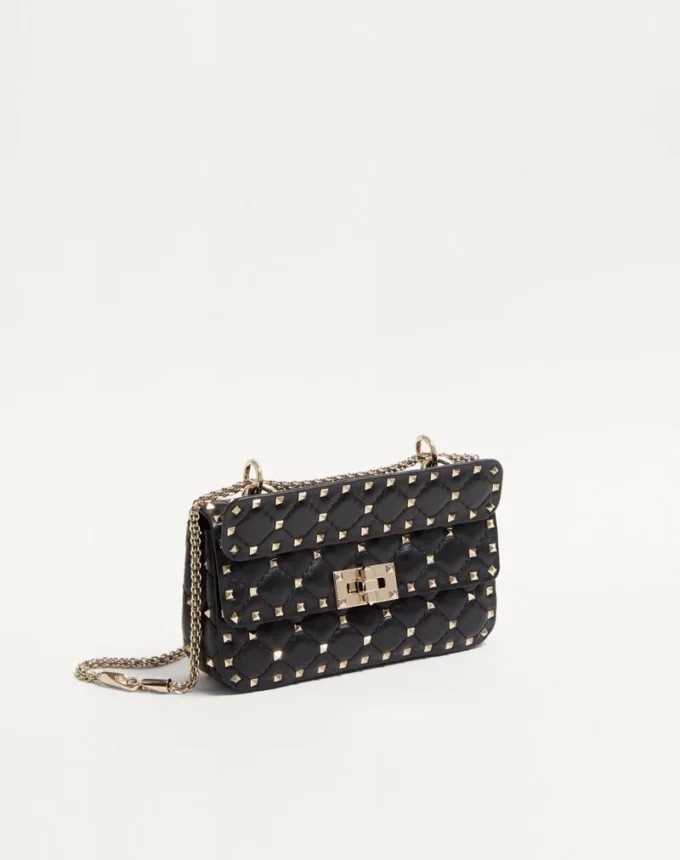 Bolso pequeño Nappa Rockstud Spike Bolso pequeño Nappa Rockstud Spike