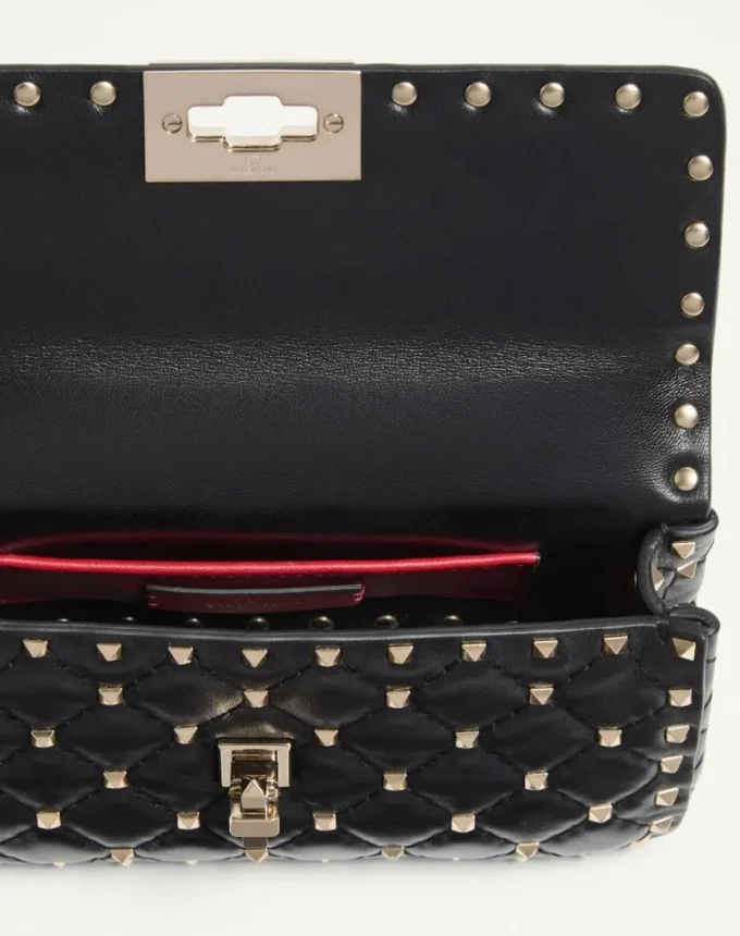 Bolso pequeño Nappa Rockstud Spike Bolso pequeño Nappa Rockstud Spike