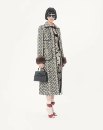Bolso pequeño Vsling de piel de becerro granulada