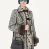 Bolso pequeño Vsling de piel de becerro granulada