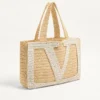 Bolso shopping grande de rafia Valentino Garavani Viva Superstar Bolso shopping grande de rafia Valentino Garavani Viva Superstar