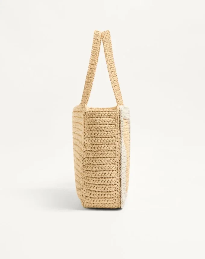 Bolso shopping grande de rafia Valentino Garavani Viva Superstar Bolso shopping grande de rafia Valentino Garavani Viva Superstar