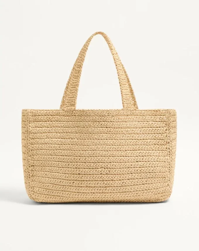 Bolso shopping grande de rafia Valentino Garavani Viva Superstar Bolso shopping grande de rafia Valentino Garavani Viva Superstar