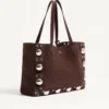 Bolso shopping mediano Nellcôte de ante de Valentino Garavani Bolso shopping mediano Nellcôte de ante de Valentino Garavani