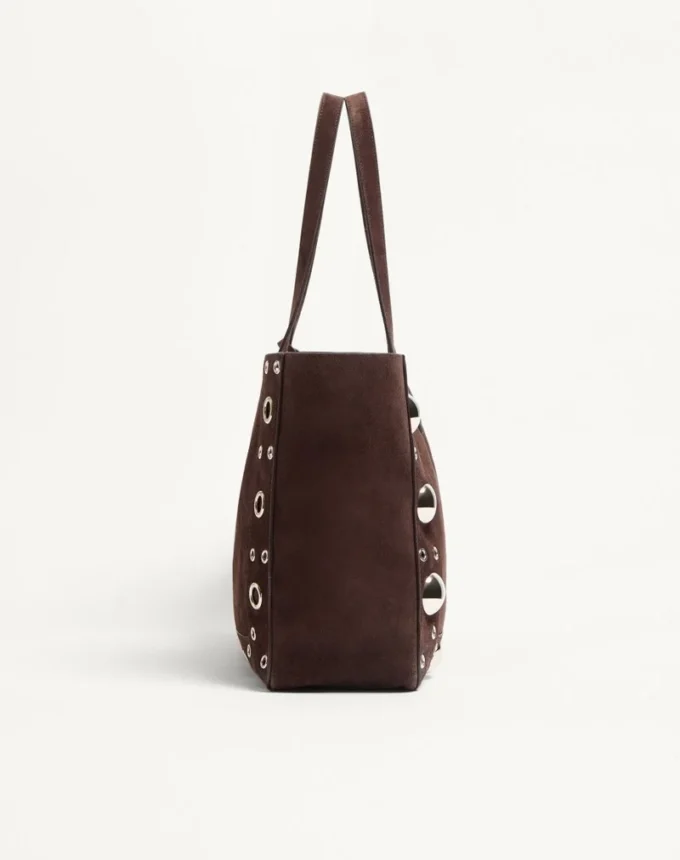 Bolso shopping mediano Nellcôte de ante de Valentino Garavani Bolso shopping mediano Nellcôte de ante de Valentino Garavani