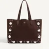 Bolso shopping mediano Nellcôte de ante de Valentino Garavani Bolso shopping mediano Nellcôte de ante de Valentino Garavani