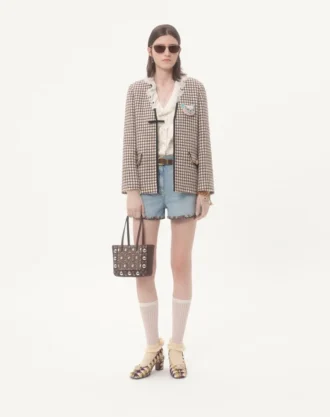 Bolso shopping mini bordado Nellcôte de Valentino Garavani