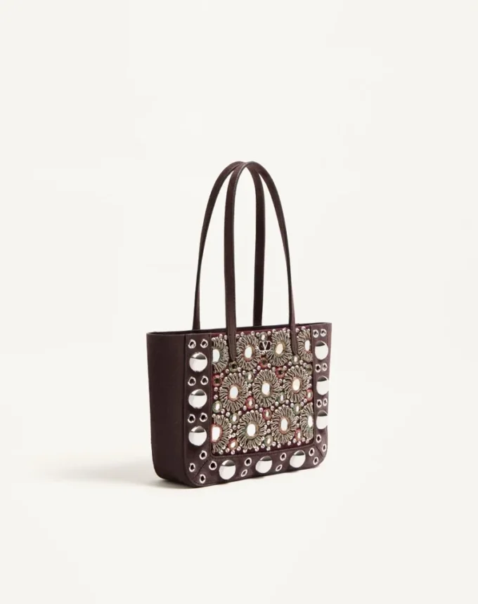 Bolso shopping mini bordado Nellcôte de Valentino Garavani Bolso shopping mini bordado Nellcôte de Valentino Garavani