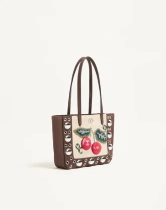Bolso shopping mini bordado Nellcôte de Valentino Garavani