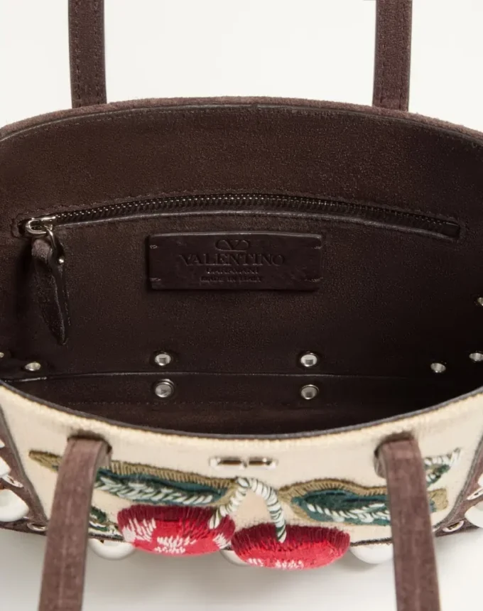 Bolso shopping mini bordado Nellcôte de Valentino Garavani Bolso shopping mini bordado Nellcôte de Valentino Garavani