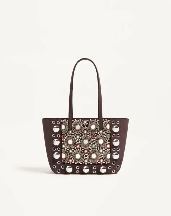 Bolso shopping mini bordado Nellcôte de Valentino Garavani Bolso shopping mini bordado Nellcôte de Valentino Garavani