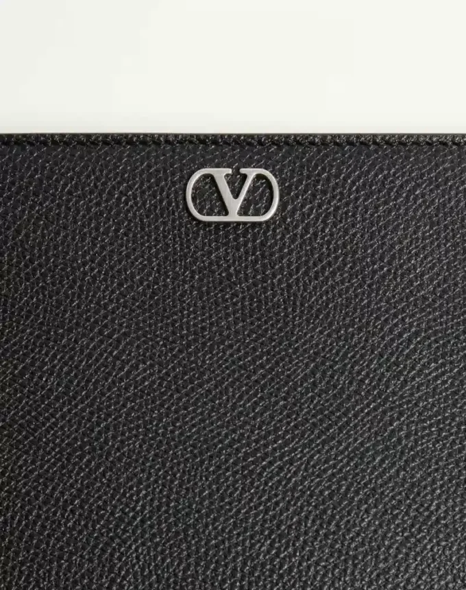 Bolso Valentino Garavani Vlogo Signature de piel de becerro granulada Bolso Valentino Garavani Vlogo Signature de piel de becerro granulada