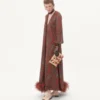 Bolso Vlogo Signature en rafia jacquard con estampado Cherryfic