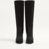 Bota con plataforma Fawcette en piel crust 90 mm
