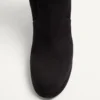 Bota con plataforma Fawcette en piel crust 90 mm