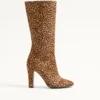 Bota Hotty en piel de becerro con efecto pony 100 mm Bota Hotty en piel de becerro con efecto pony 100 mm