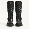 Botas moteras Rayons en piel de becerro y napa con patrón Chevron de 40 mm Botas moteras Rayons en piel de becerro y napa con patrón Chevron de 40 mm