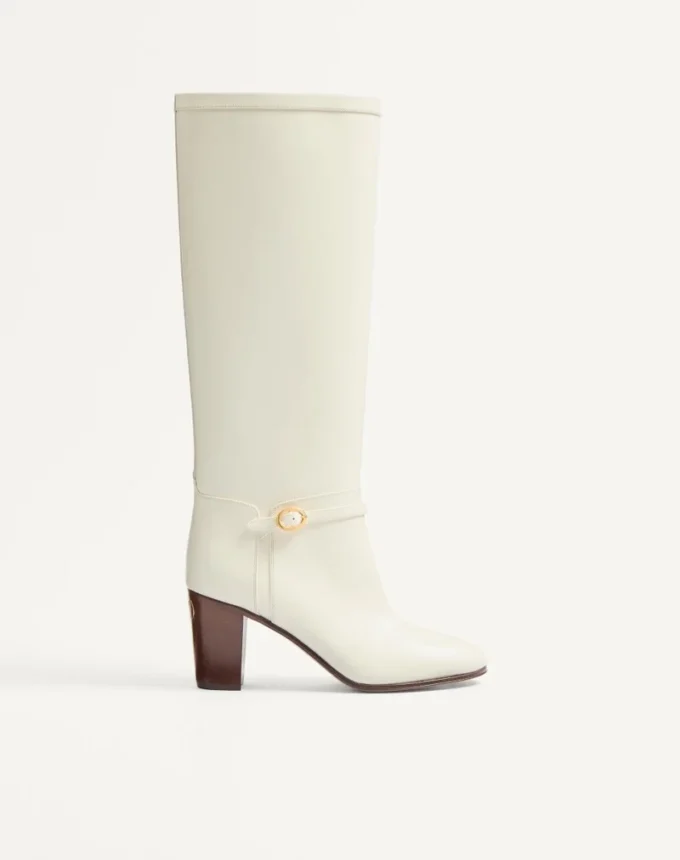 Botas Pattie de piel de becerro 75 mm Botas Pattie de piel de becerro 75 mm