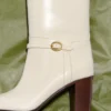Botas Pattie de piel de becerro 75 mm Botas Pattie de piel de becerro 75 mm