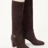Botas Pattie de piel rugosa 75 mm Botas Pattie de piel rugosa 75 mm