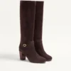 Botas Pattie de piel rugosa 75 mm Botas Pattie de piel rugosa 75 mm