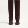 Botas Pattie de piel rugosa 75 mm Botas Pattie de piel rugosa 75 mm