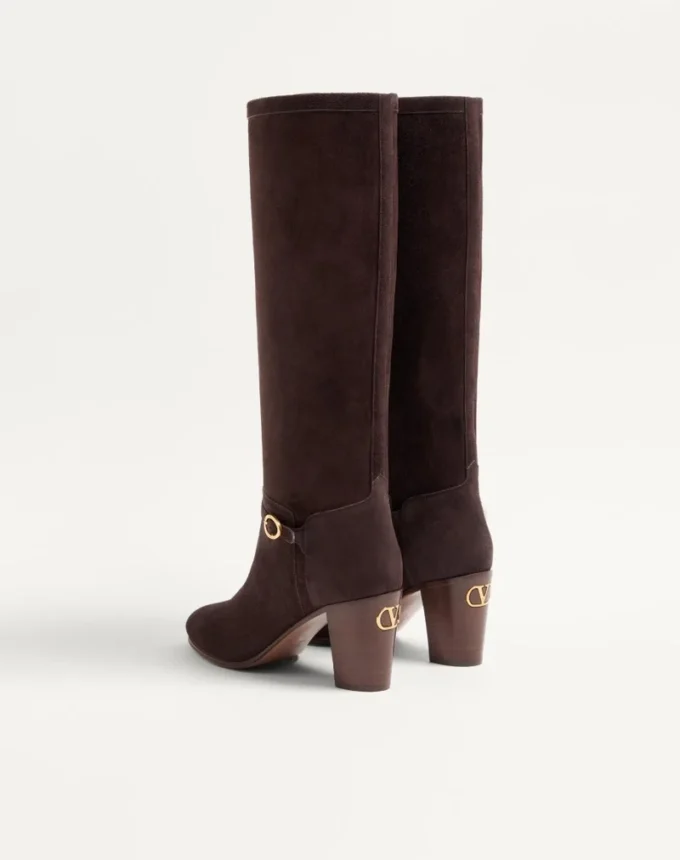 Botas Pattie de piel rugosa 75 mm Botas Pattie de piel rugosa 75 mm