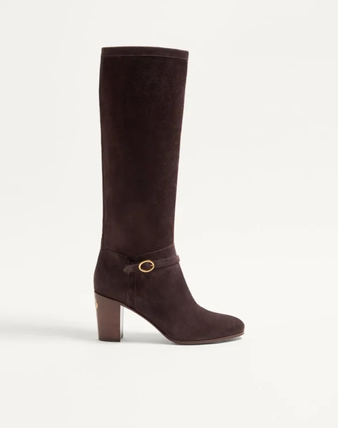 Botas Pattie de piel rugosa 75 mm Botas Pattie de piel rugosa 75 mm