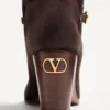 Botas Pattie de piel rugosa 75 mm Botas Pattie de piel rugosa 75 mm