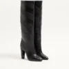 Botas Rayons Nappa con patrón Chevron 100 mm Botas Rayons Nappa con patrón Chevron 100 mm