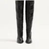Botas Rayons Nappa con patrón Chevron 100 mm Botas Rayons Nappa con patrón Chevron 100 mm