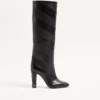Botas Rayons Nappa con patrón Chevron 100 mm Botas Rayons Nappa con patrón Chevron 100 mm