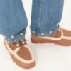 Botines Palm Avenue en piel crust y lana