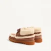 Botines Palm Avenue en piel crust y lana