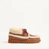 Botines Palm Avenue en piel crust y lana