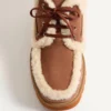 Botines Palm Avenue en piel crust y lana