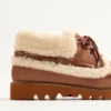 Botines Palm Avenue en piel crust y lana