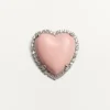 Broche Coeur Hyperbole en metal, resina y cristales Swarovski® Broche Coeur Hyperbole en metal, resina y cristales Swarovski®