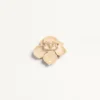 Broche Fleur Lumineuse en metal, esmalte y tela