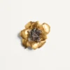 Broche Jardin Aquatique en metal, tela y conchas Broche Jardin Aquatique en metal, tela y conchas
