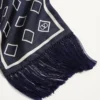 Bufanda bandeau de seda Opticool con flecos