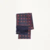 Bufanda bandeau de seda Opticool con flecos