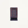Bufanda bandeau de seda Opticool con flecos