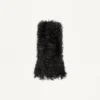 Bufanda Valentino Feathers con plumas de avestruz y pavo